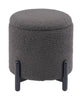 Calistoga Storage Ottoman Dark Gray - Cozy Roots Decor