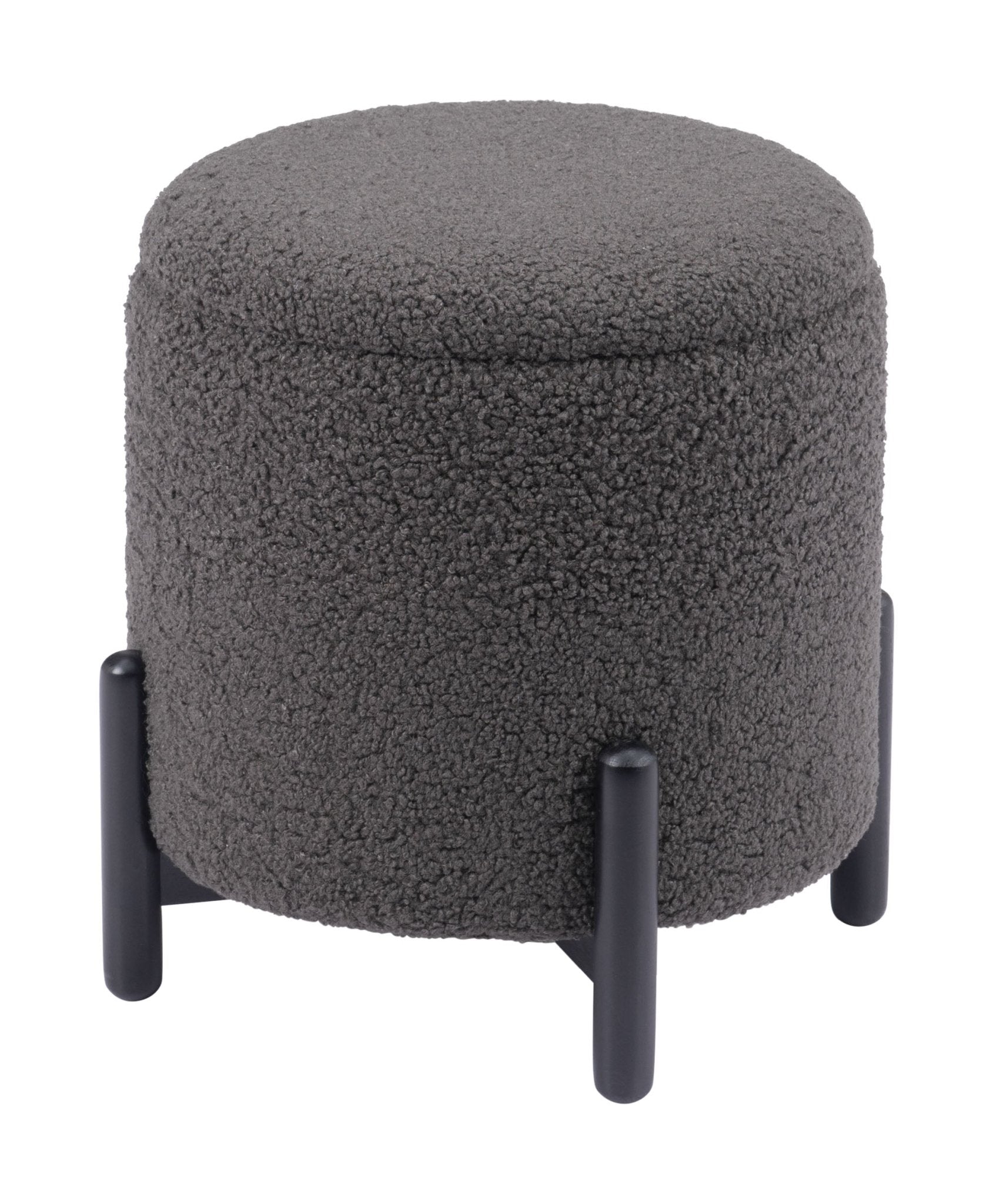 Calistoga Storage Ottoman Dark Gray - Cozy Roots Decor