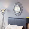 Calmar Round Mirror Chrome - Cozy Roots Decor