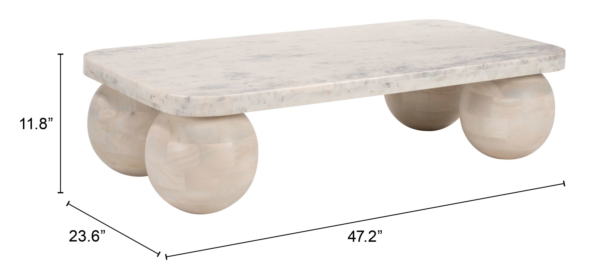 Camakat Coffee Table Natural - Cozy Roots Decor
