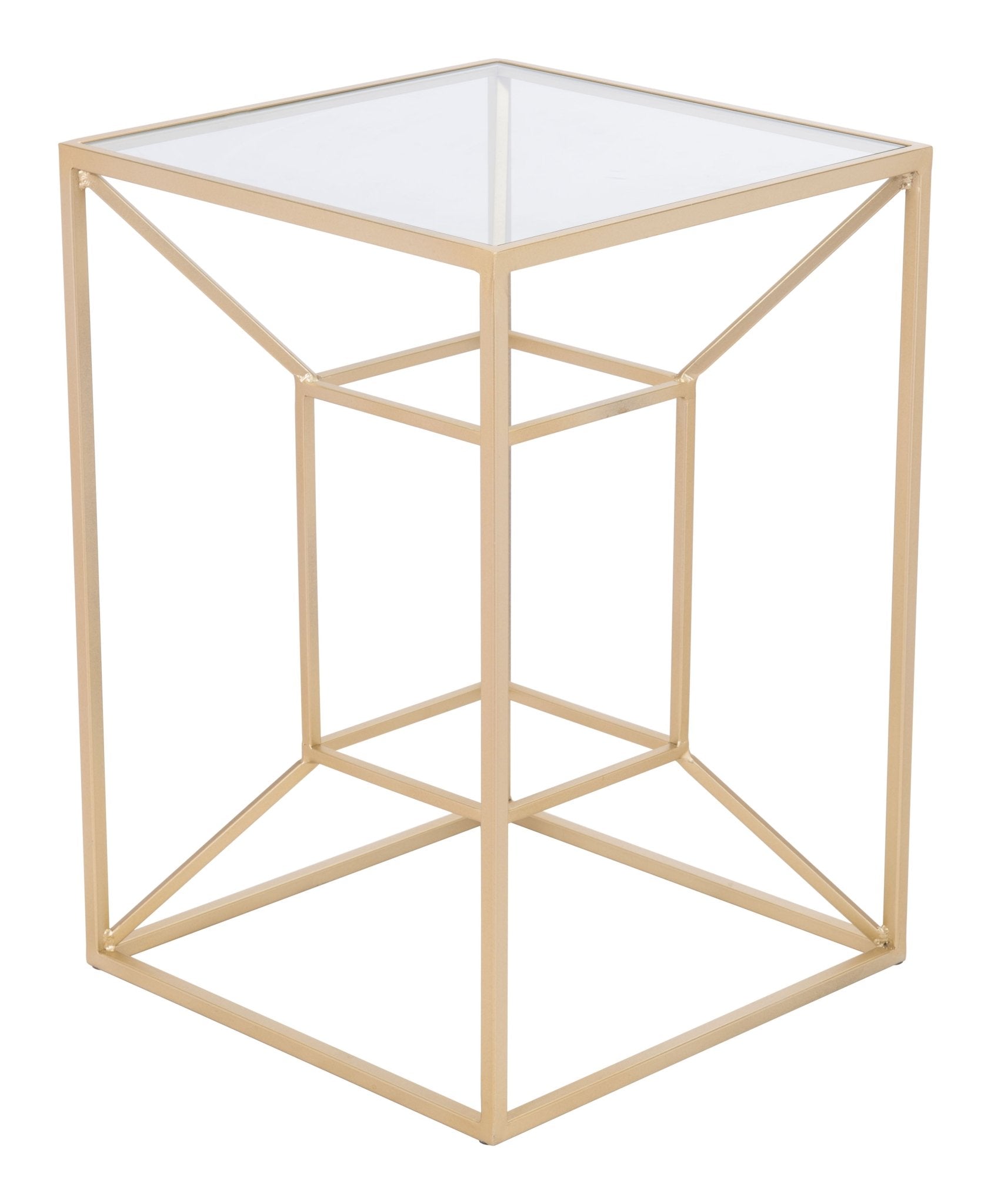 Canyon Side Table Gold - Cozy Roots Decor