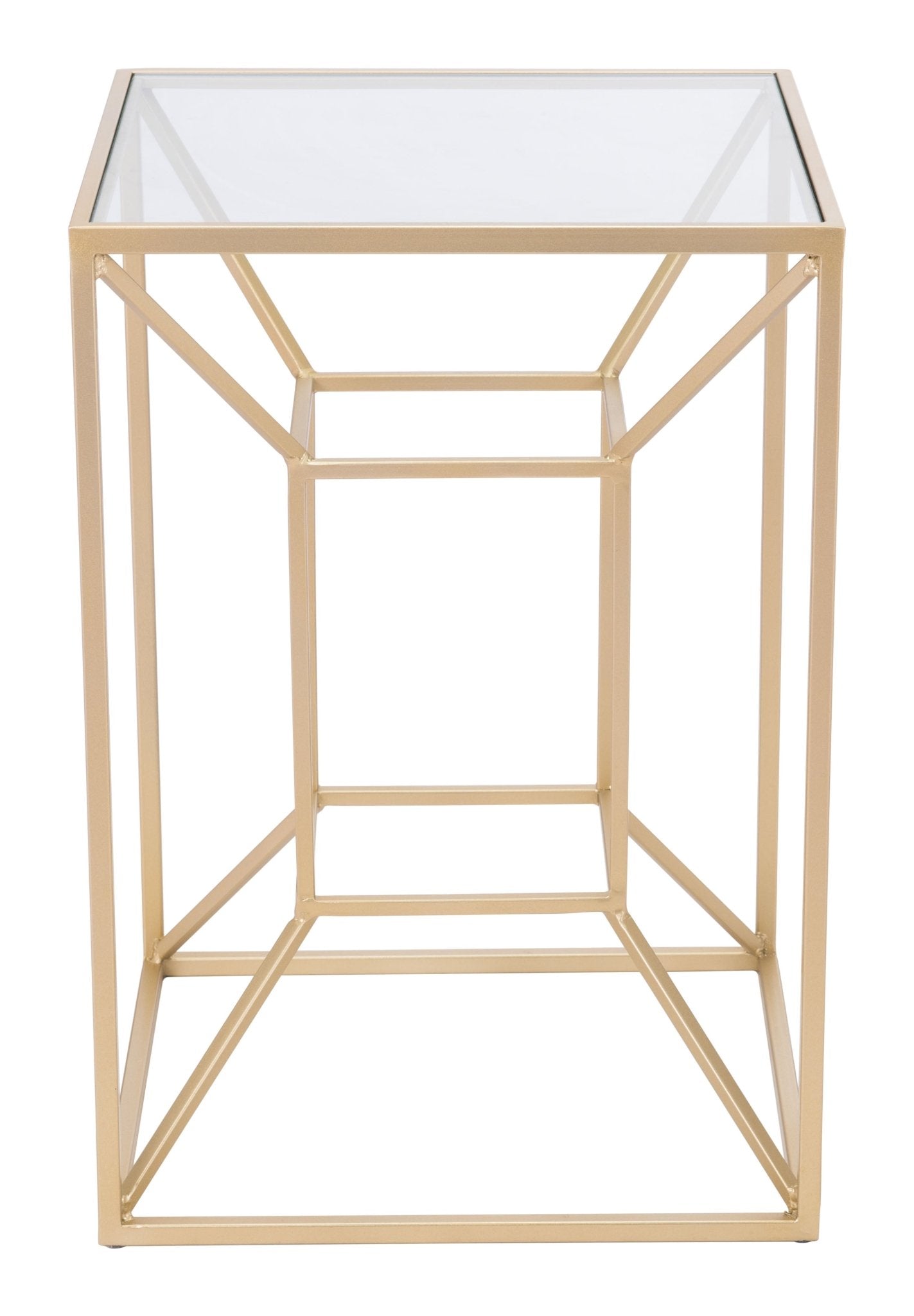 Canyon Side Table Gold - Cozy Roots Decor