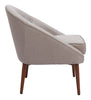 Carter Accent Chair Gray - Cozy Roots Decor