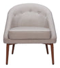 Carter Accent Chair Gray - Cozy Roots Decor
