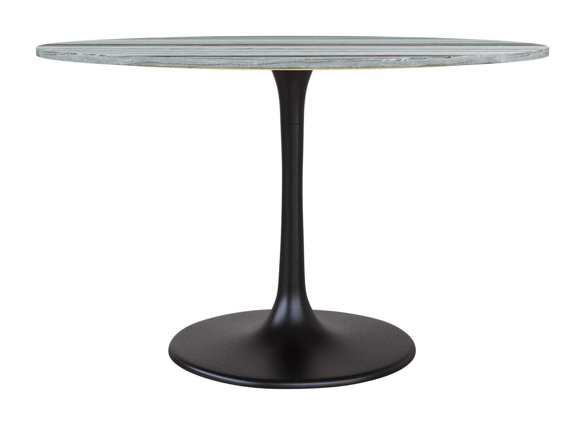 Central City Dining Table Gray & Black - Cozy Roots Decor