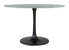 Central City Dining Table Gray & Black - Cozy Roots Decor
