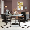 Central City Dining Table Gray & Black - Cozy Roots Decor