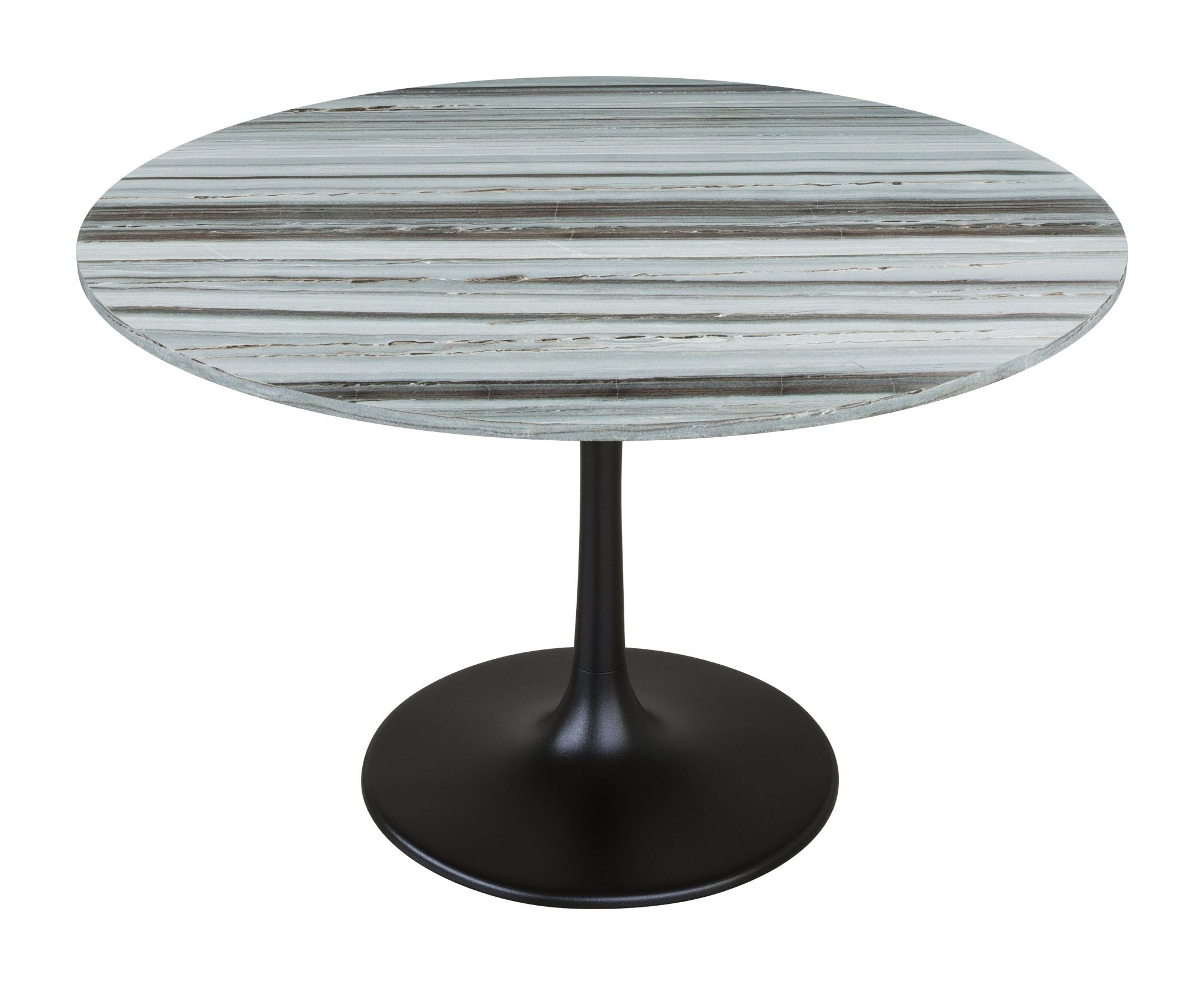 Central City Dining Table Gray & Black - Cozy Roots Decor