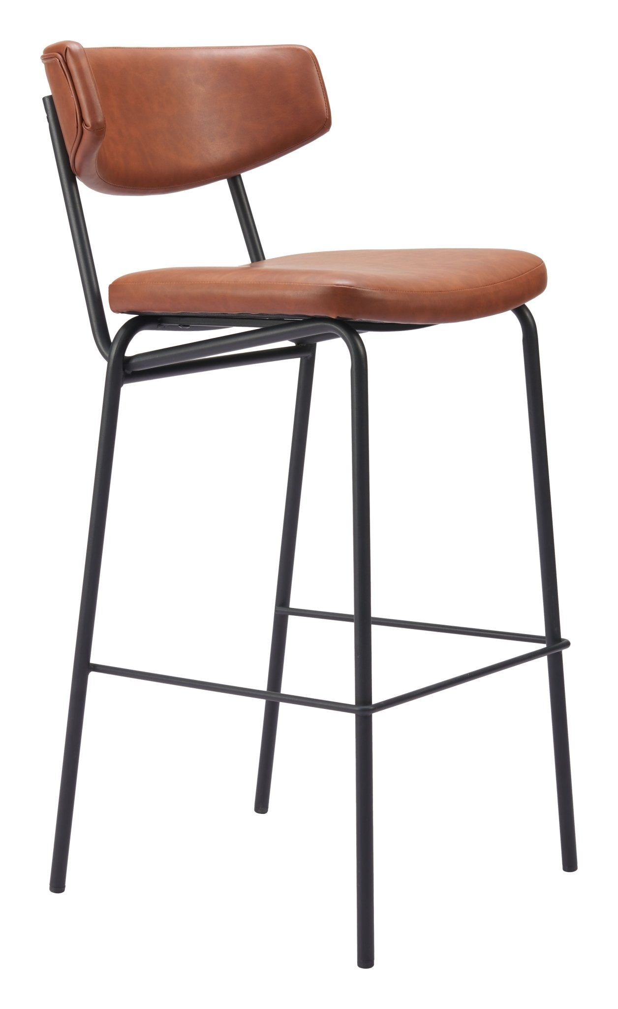 Charon Barstool (Set of 2) Vintage Brown - Cozy Roots Decor