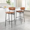 Charon Barstool (Set of 2) Vintage Brown - Cozy Roots Decor