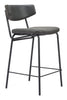 Charon Counter Stool (Set of 2) Vintage Black - Cozy Roots Decor