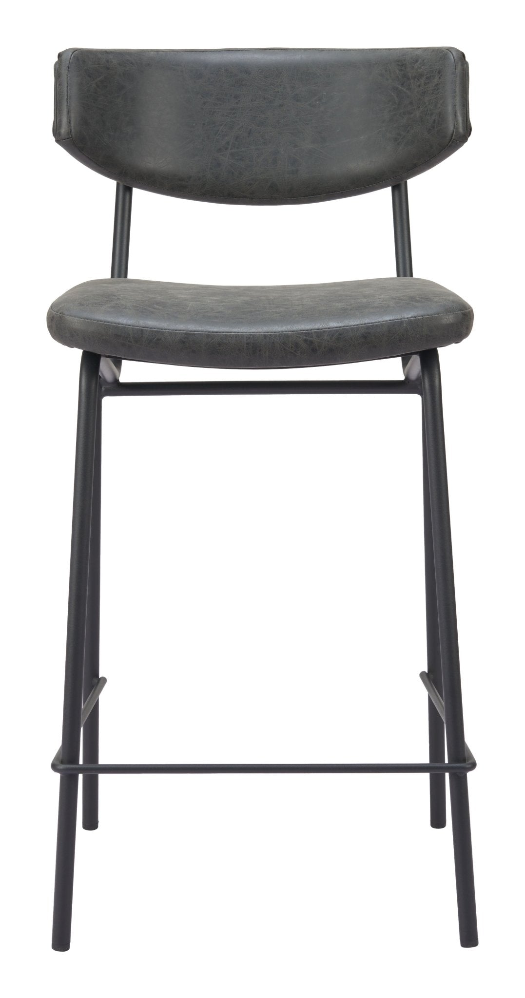 Charon Counter Stool (Set of 2) Vintage Black - Cozy Roots Decor