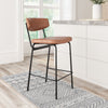 Charon Counter Stool (Set of 2) Vintage Brown - Cozy Roots Decor