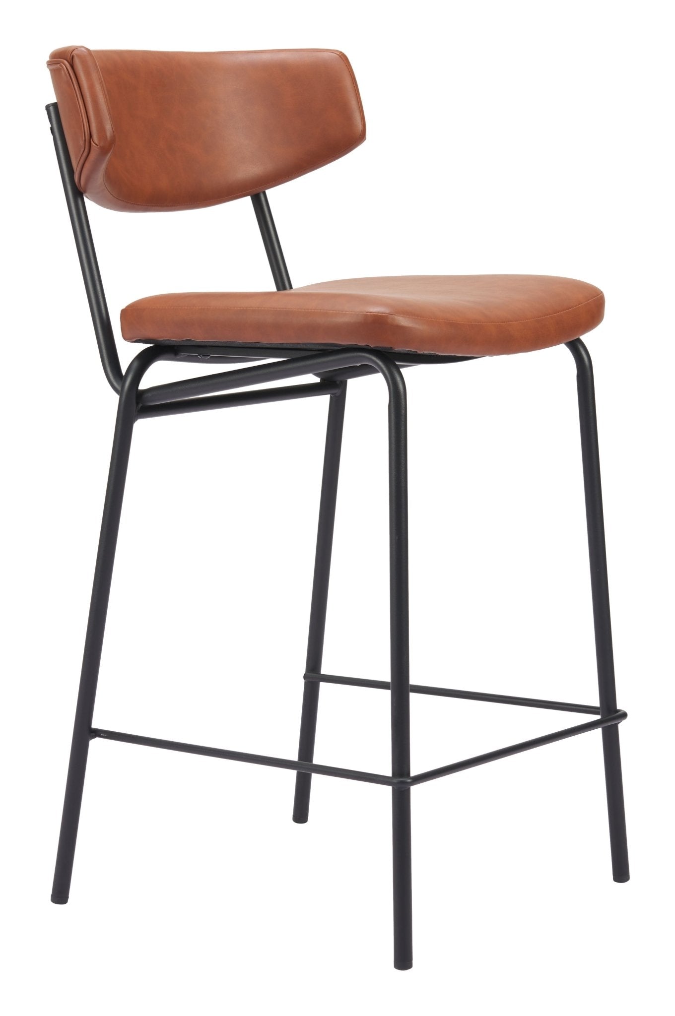 Charon Counter Stool (Set of 2) Vintage Brown - Cozy Roots Decor