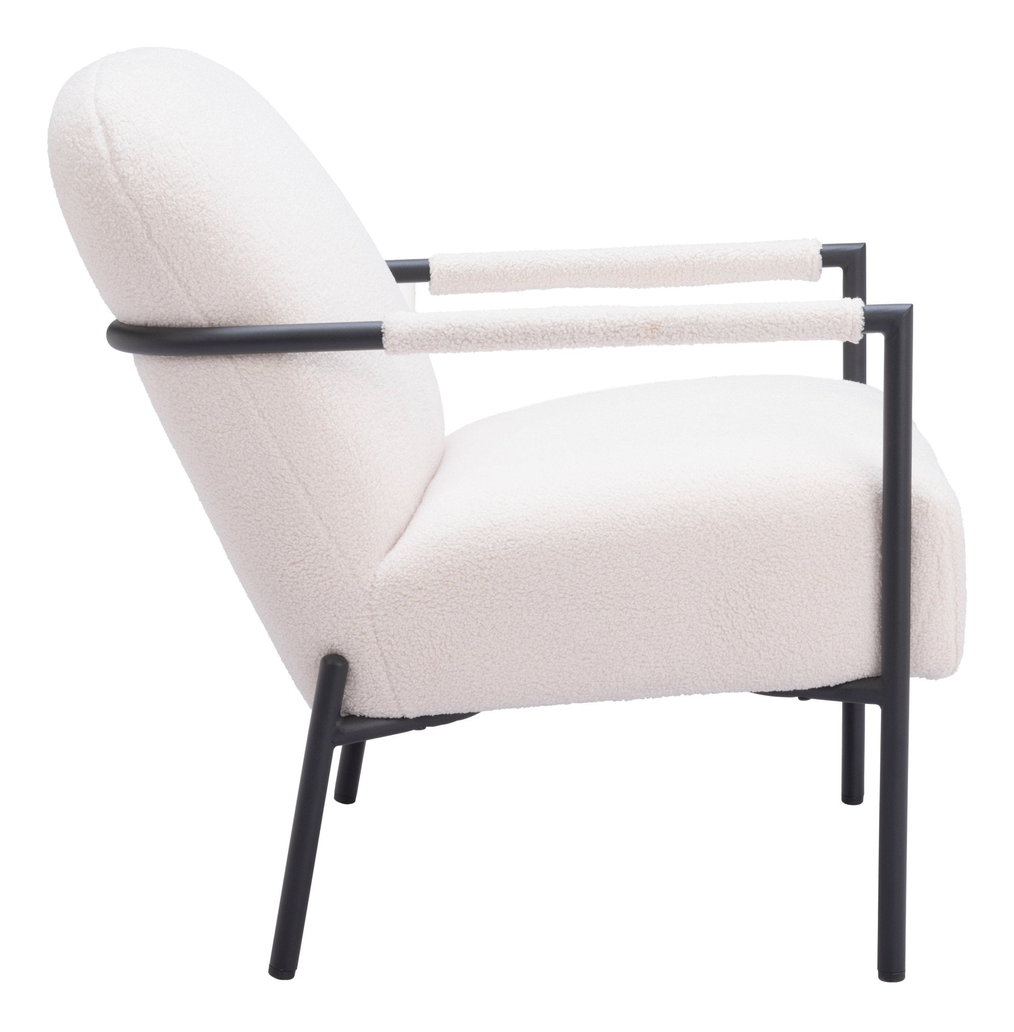 Chicago Accent Chair Ivory - Cozy Roots Decor