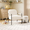 Chicago Accent Chair Ivory - Cozy Roots Decor