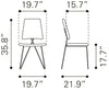 Chloe Dining Chair (Set of 2) Black & Gold - Cozy Roots Decor