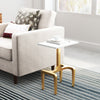 Clement Side Table White & Gold - Cozy Roots Decor