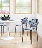 Clyde Dining Chair (Set of 2) Leaf Print & Black - Cozy Roots Decor