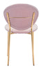 Clyde Dining Chair (Set of 2) Pink & Gold - Cozy Roots Decor