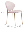 Clyde Dining Chair (Set of 2) Pink & Gold - Cozy Roots Decor
