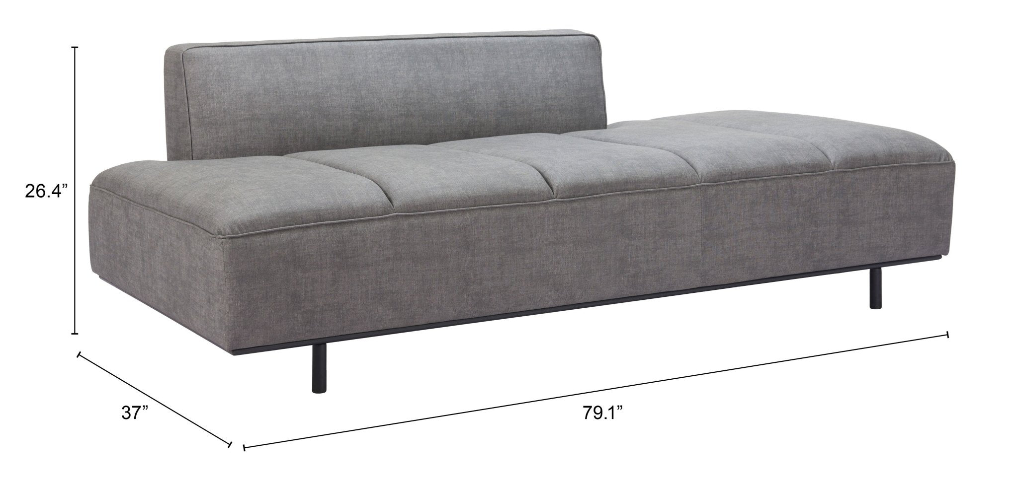 Confection Sofa Gray - Cozy Roots Decor