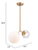 Constance Ceiling Lamp Brass - Cozy Roots Decor