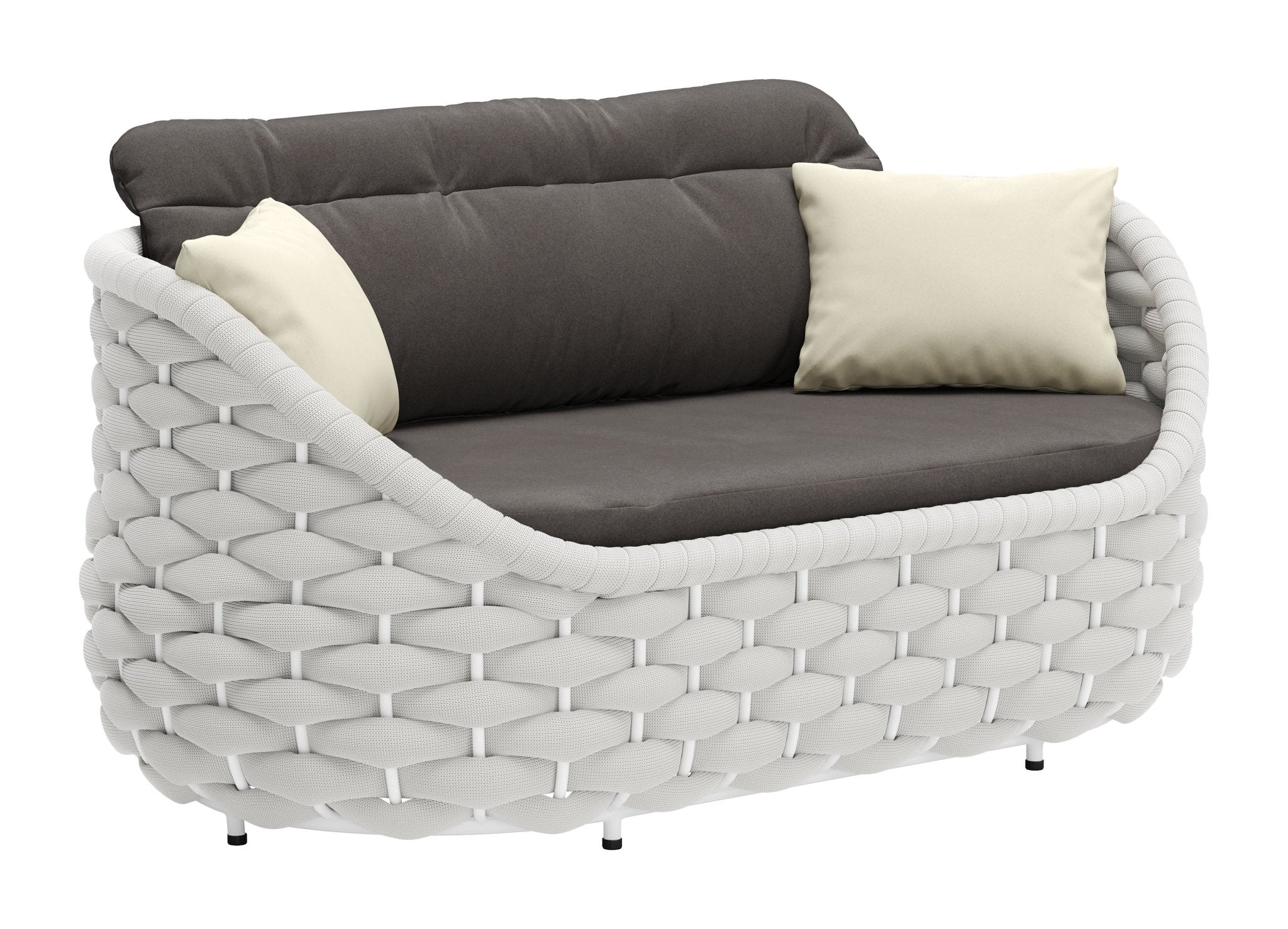 Coral Reef Loveseat Gray - Cozy Roots Decor