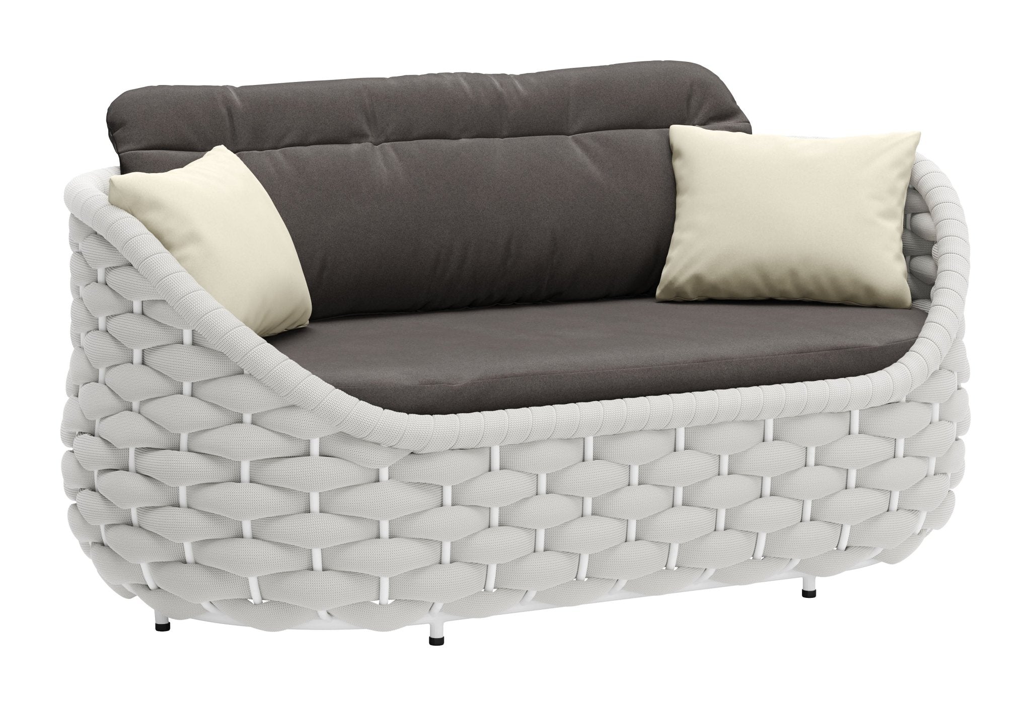 Coral Reef Loveseat Gray - Cozy Roots Decor
