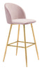 Cozy Barstool Pink & Gold - Cozy Roots Decor