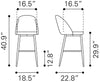 Cozy Barstool Pink & Gold - Cozy Roots Decor