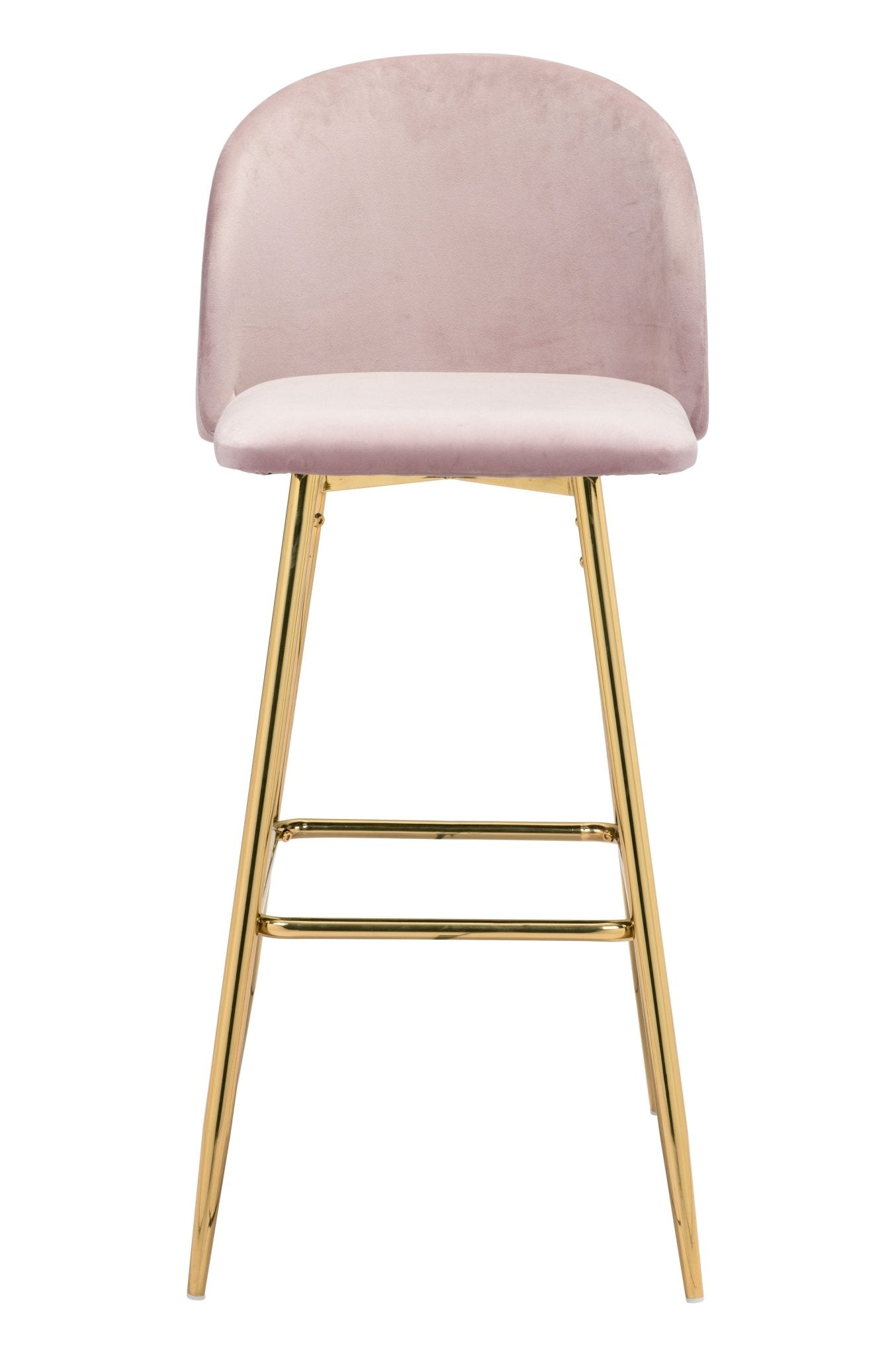 Cozy Barstool Pink & Gold - Cozy Roots Decor