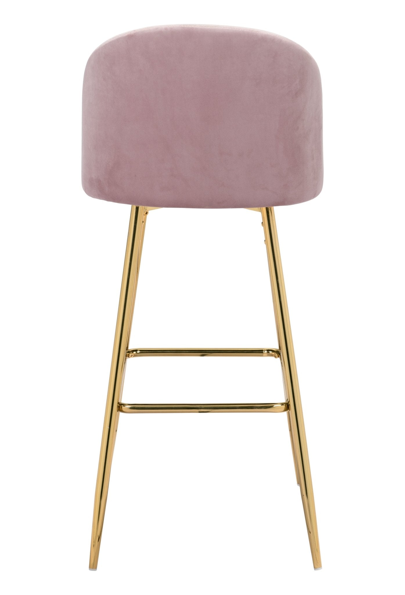 Cozy Barstool Pink & Gold - Cozy Roots Decor