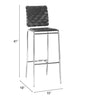 Criss Cross Barstool (Set of 2) Black - Cozy Roots Decor