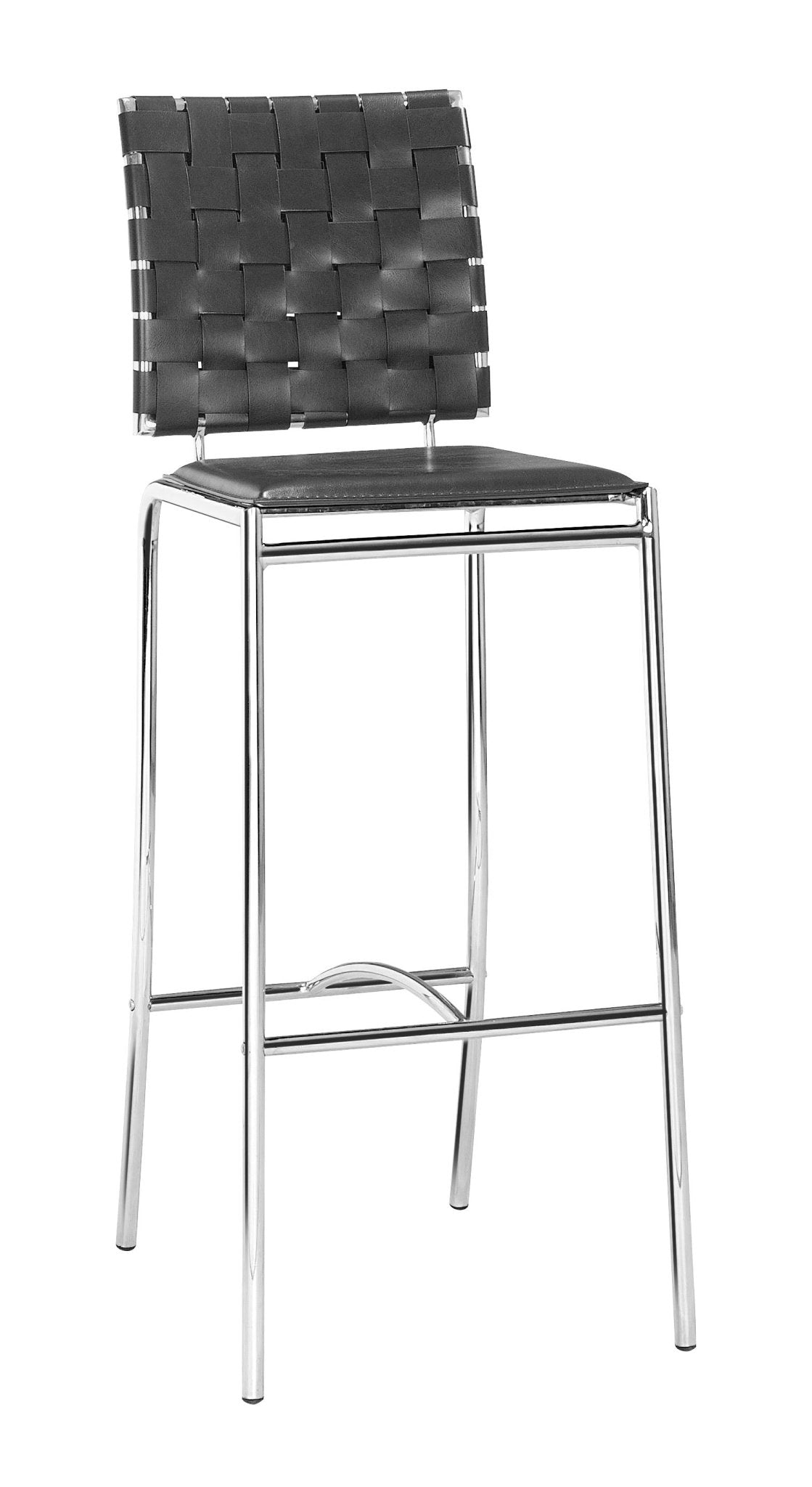 Criss Cross Barstool (Set of 2) Black - Cozy Roots Decor