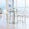 Criss Cross Counter Stool (Set of 2) White - Cozy Roots Decor