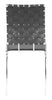 Criss Cross Dining Chair (Set of 4) Black - Cozy Roots Decor