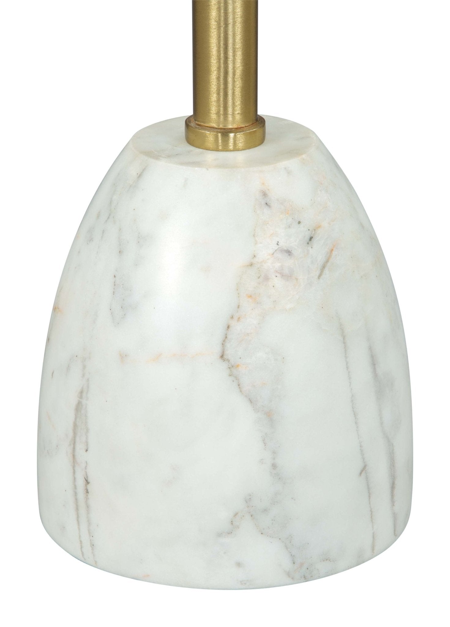 Cynthia Side Table White & Gold - Cozy Roots Decor