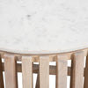 Cyprus Coffee Table White & Natural - Cozy Roots Decor