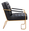 Dallas Accent Chair Vintage Black - Cozy Roots Decor