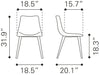 Daniel Dining Chair (Set of 2) Vintage Black - Cozy Roots Decor