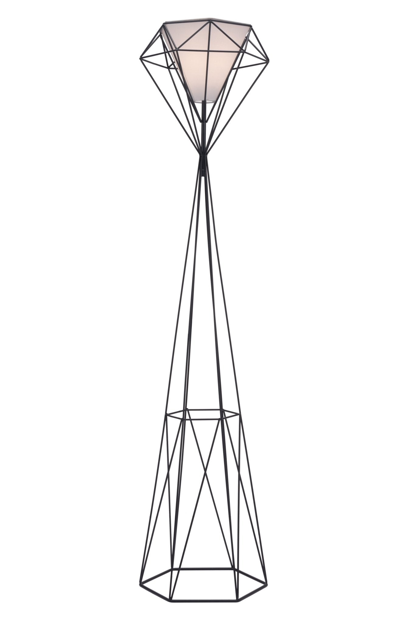 Delancey Floor Lamp Black - Cozy Roots Decor