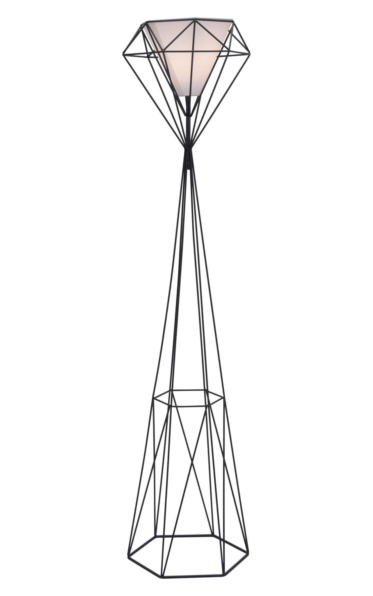 Delancey Floor Lamp Black - Cozy Roots Decor