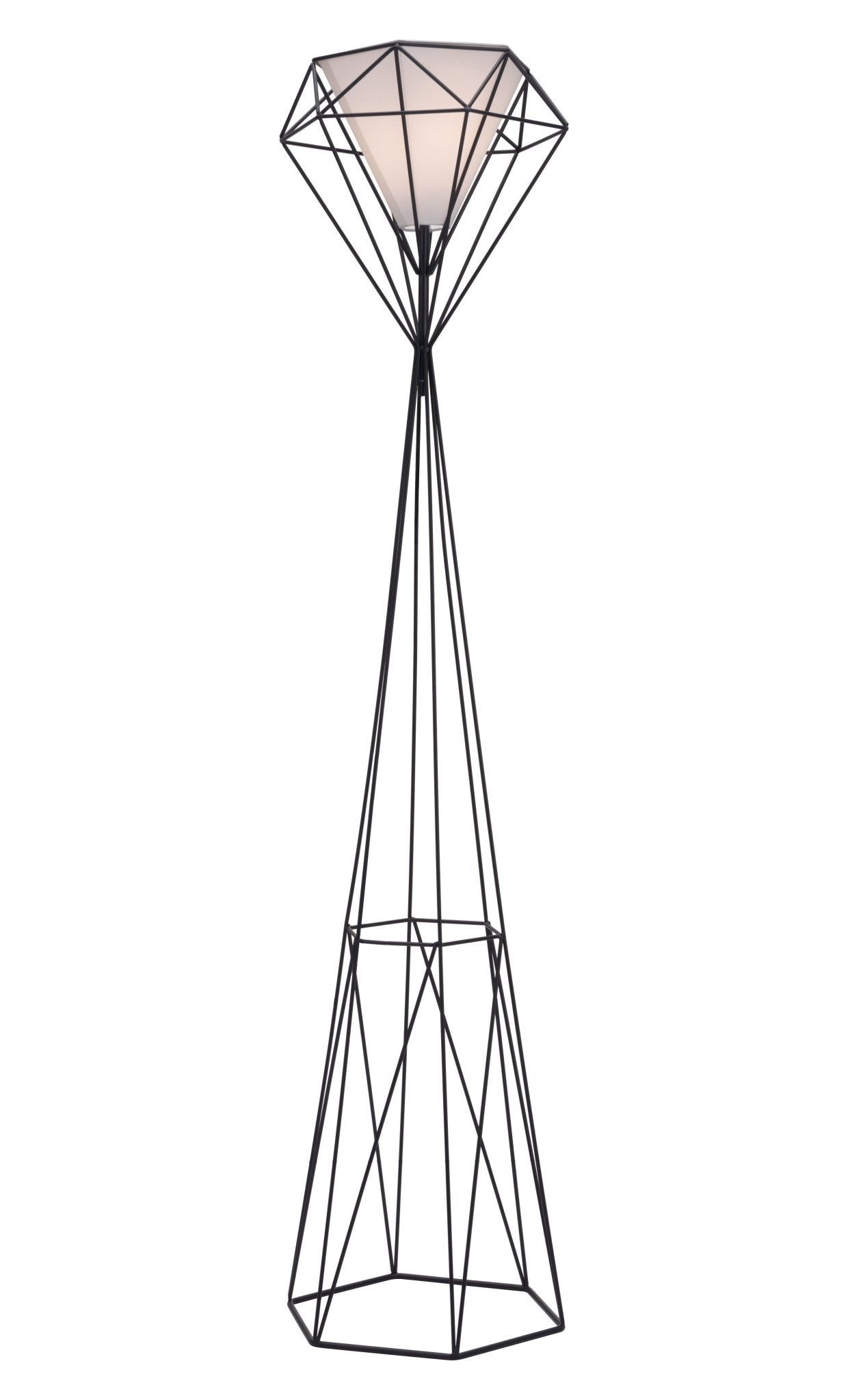 Delancey Floor Lamp Black - Cozy Roots Decor
