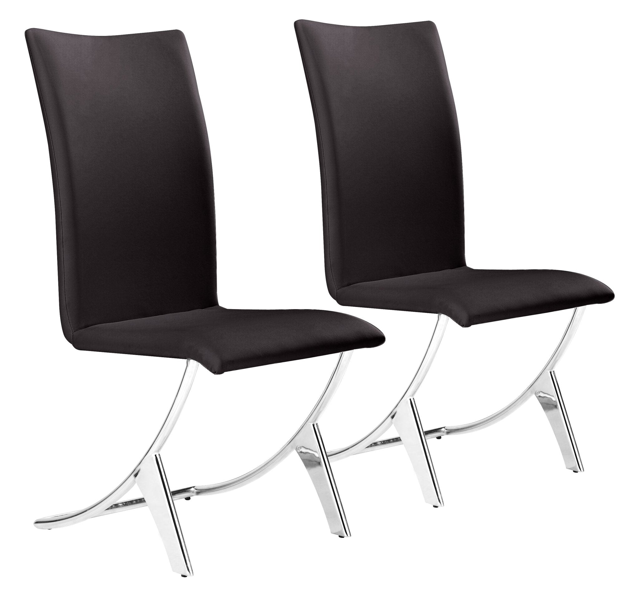 Delfin Dining Chair (Set of 2) Espresso - Cozy Roots Decor
