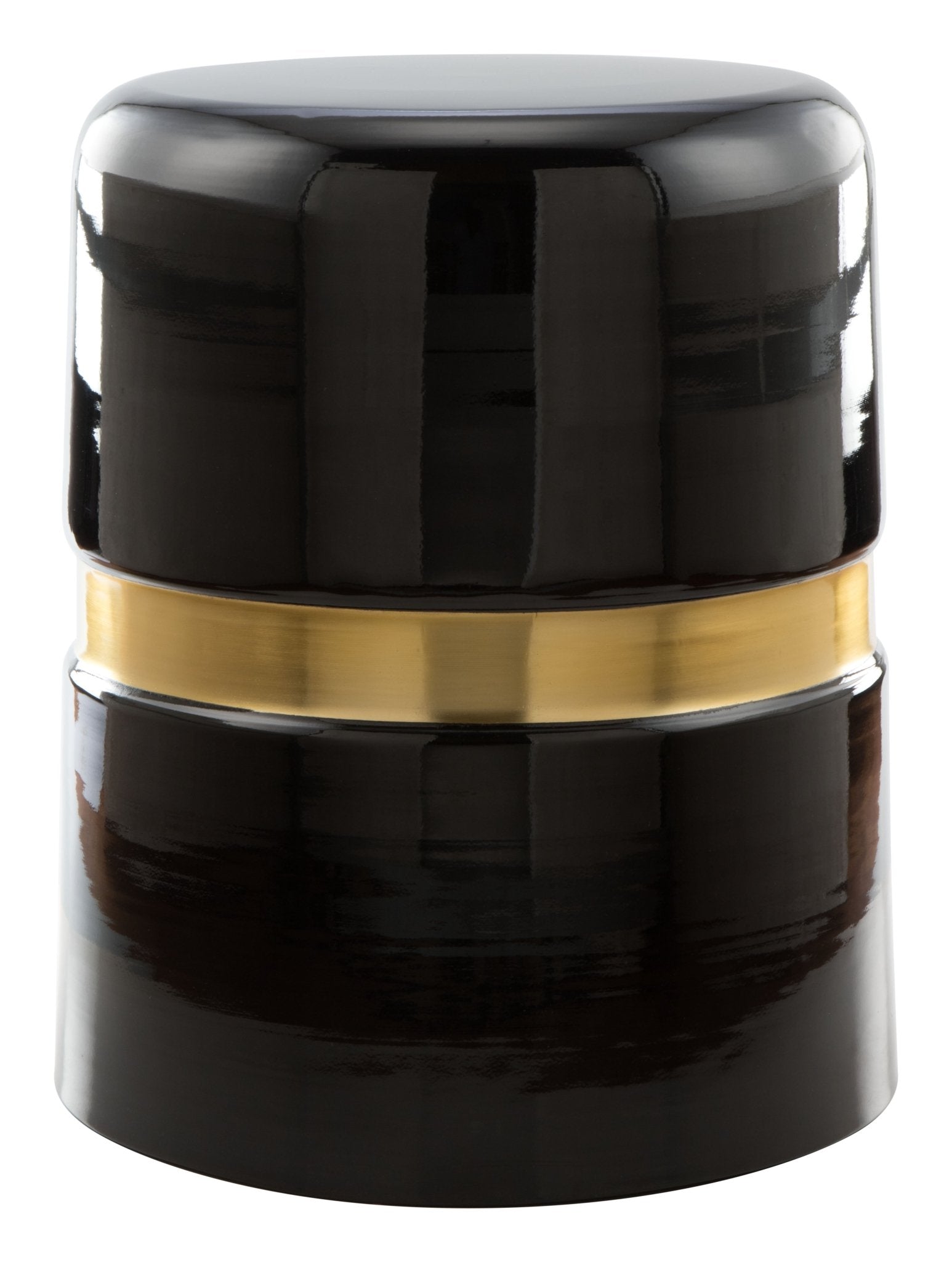 Density Side Table Black & Gold - Cozy Roots Decor