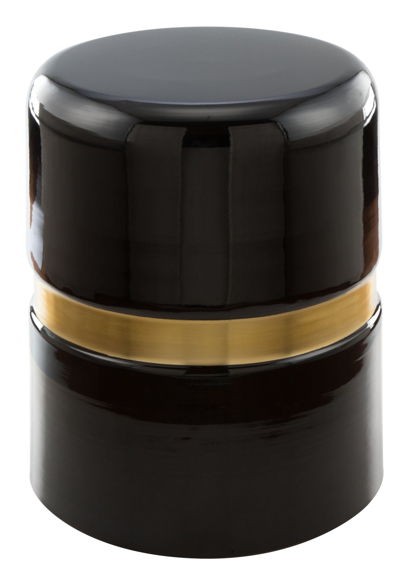 Density Side Table Black & Gold - Cozy Roots Decor