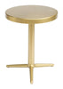Derby Accent Table Gold - Cozy Roots Decor