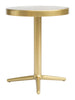 Derby Accent Table Gold - Cozy Roots Decor