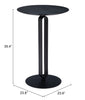 Derry Counter Table Black - Cozy Roots Decor